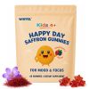 Saffron Kids Gummies | Support Happy Mood, Calm, Focus | Saffron Extract with Magnesium, Omega-3, L-Theanine, Lutein