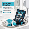 Creatine Infused Soft Gummies Sweet Blue Raspberry Flavor, Daily Workout Nutrient Chewable Gummies for Active Adults
