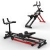 3-in-1 Spine Twist Stretcher & Stair Stepper & Waist Trainer, Adjustable Back Stretcher Machine for Lower Back Exercise