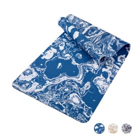 Yoga Mat, Exercise Yoga Mat Print with Non-Slip Design, Professional TPE Exericise Mat, 72" x 24" Multi-Purpose Workout Mat for Women