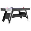 Air-Powered Hockey Table, 72" Indoor Hockey Table for Kids and Adults, LED Sports Hockey Game with 2 Pucks, 2 Pushers, and Electronic Score System