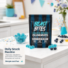 Creatine Infused Soft Gummies Sweet Blue Raspberry Flavor, Daily Workout Nutrient Chewable Gummies for Active Adults