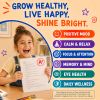 Saffron Kids Gummies | Support Happy Mood, Calm, Focus | Saffron Extract with Magnesium, Omega-3, L-Theanine, Lutein