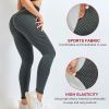 TIK Tok Leggings Women Butt Lifting High Waist Yoga Pants Dark Grey M