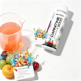 Liquid L-Carnitine 3000, Blue Raspberry Flavor Liquid Wellness Supplement, Daily Workout Support Liquid Drop for Active Adults (style: Kani Ding - Sour and Sweet Flavor)