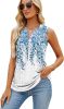 Sleeveless Tops for Women Dressy Casual Summer Blouses Trendy Eyelet Office Work Shirts