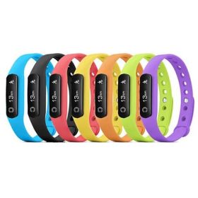 SmartFit Feather Lite Touch Screen Watch and 24/7 Activity Tracker + 1 Free Bonus Band (Color: Red)