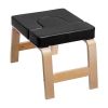 Yoga Headstand Bench, 300 lbs Capacity Yoga Inversion Chair for Family Gym, Headstand Trainer with Wood Frame & PU Pad