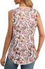 Women's Summer Tank Tops Square Neck Dressy Casual Sleeveless Blouses Plus Scooped Neck Pleated Work Shirts