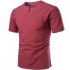 Men's Embroidered Short Sleeved T-shirt and Cropped Trousers Two-piece suit