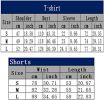 Men's Casual Splicing Printed Suits Short Sleeve Shorts Loose T-Shirt Sport Suits
