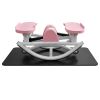 Swing Stepper Machine, Compact Mini Stepper with Resistance Bands, Non-Slip Exercise Mat & LCD Monitor, Full-Body Aerobic Fitness Step Machine for Hom