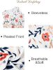 Women's Summer Tank Tops Square Neck Dressy Casual Sleeveless Blouses Plus Scooped Neck Pleated Work Shirts