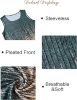 Women's Summer Tank Tops Square Neck Dressy Casual Sleeveless Blouses Plus Scooped Neck Pleated Work Shirts