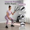 Foldable Adjustable Dumbbell Bench with 2 Resistance Bands - Multi-Purpose Home Gym Equipment for Strength Training & Fitness