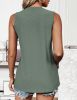 Sleeveless Tops for Women Dressy Casual Summer Blouses Trendy Office Work Shirts