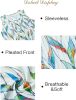 Women's Summer Tank Tops Square Neck Dressy Casual Sleeveless Blouses Plus Scooped Neck Pleated Work Shirts