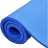 All-Purpose 1-Inch Extra Thick High Density Anti-Tear Exercise Yoga Mat with Carrying Strap
