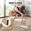 Yoga Headstand Bench, 300 lbs Capacity Yoga Inversion Chair for Family Gym, Headstand Trainer with Wood Frame & PU Pad