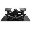Swing Stepper Machine, Compact Mini Stepper with Resistance Bands, Non-Slip Exercise Mat & LCD Monitor, Full-Body Aerobic Fitness Step Machine for Hom