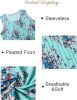 Women's Summer Tank Tops Square Neck Dressy Casual Sleeveless Blouses Plus Scooped Neck Pleated Work Shirts