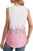 Women's Summer Tank Tops Square Neck Dressy Casual Sleeveless Blouses Plus Scooped Neck Pleated Work Shirts