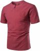 Men's Embroidered Short Sleeved T-shirt and Cropped Trousers Two-piece suit